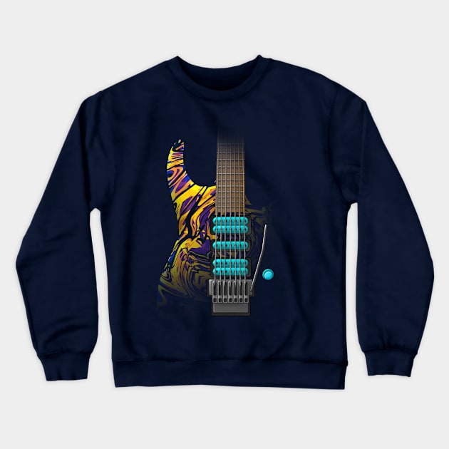 Jelly Guitar Crewneck Sweatshirt by String Colour Avenue